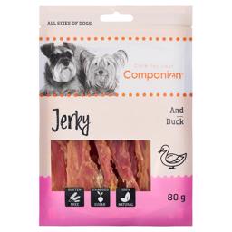 Companion Duck Jerky bitar av torkad anka 80g